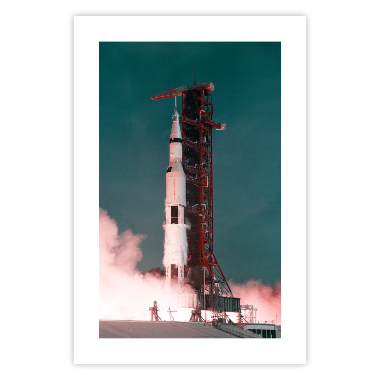 Poster Great Launch - rocket launch to the moon from the launch pad 123165 additionalImage 25