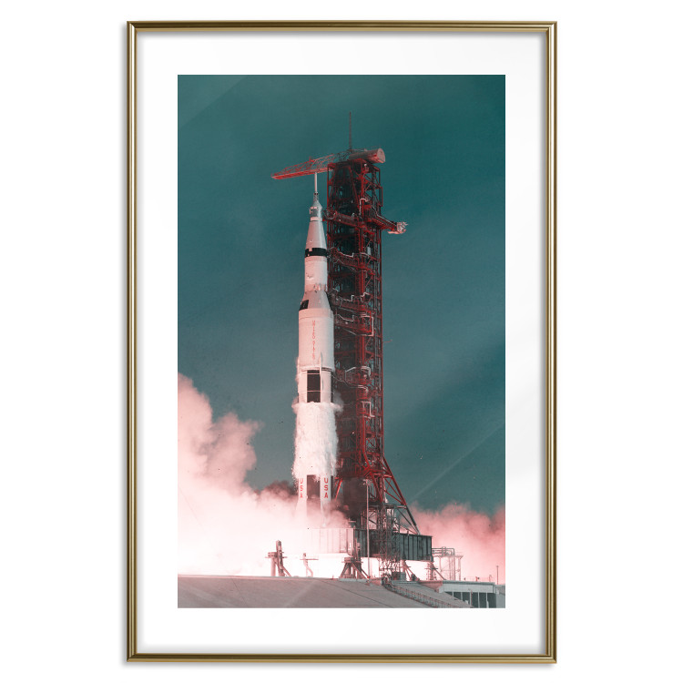 Poster Great Launch - rocket launch to the moon from the launch pad 123165 additionalImage 16