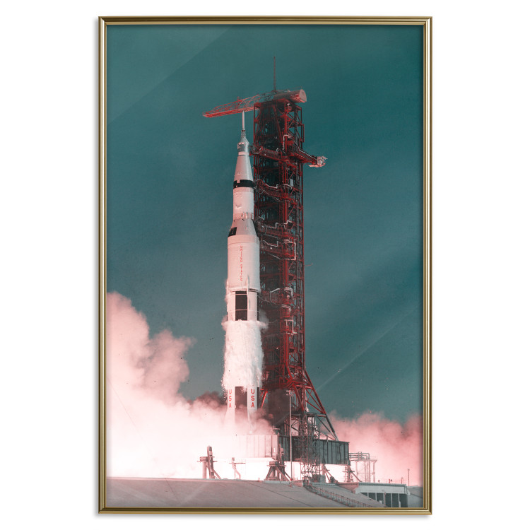 Poster Great Launch - rocket launch to the moon from the launch pad 123165 additionalImage 20