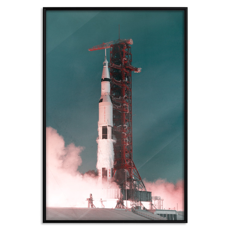 Poster Great Launch - rocket launch to the moon from the launch pad 123165 additionalImage 24