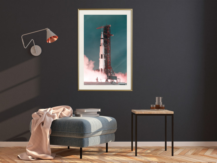 Poster Great Launch - rocket launch to the moon from the launch pad 123165 additionalImage 21