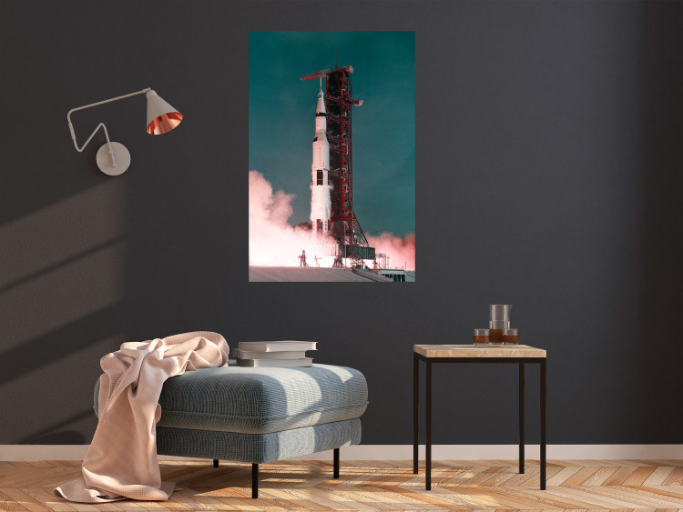 Poster Great Launch - rocket launch to the moon from the launch pad 123165 additionalImage 23