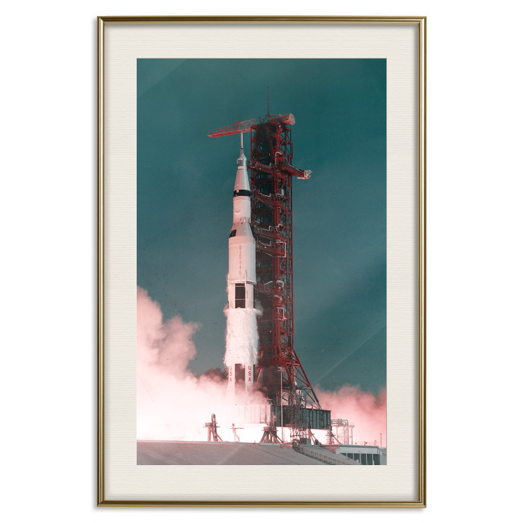 Poster Great Launch - rocket launch to the moon from the launch pad 123165 additionalImage 19