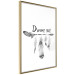 Wall Poster Dream On - black English text above feathers hanging on an arrow 123365 additionalThumb 12