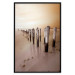 Wall Poster Autumnal Ebb - beach and sea landscape against sunset backdrop 123765 additionalThumb 24