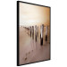 Wall Poster Autumnal Ebb - beach and sea landscape against sunset backdrop 123765 additionalThumb 10
