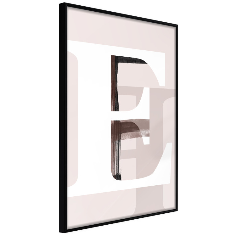 Poster Letter E - white alphabet letter on abstract pastel background 127865 additionalImage 10