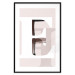 Poster Letter E - white alphabet letter on abstract pastel background 127865 additionalThumb 15