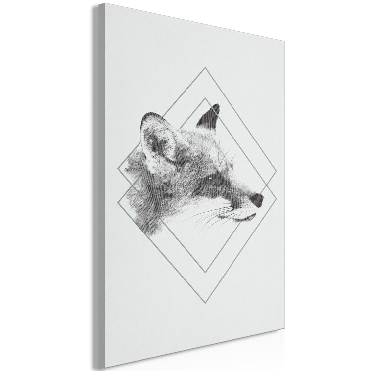 Canvas Clever Fox (1 Part) Vertical 130565 additionalImage 2