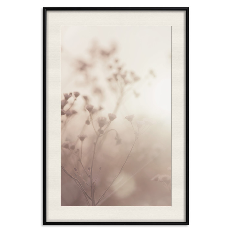 Wall Poster Morning Meadow - a composition of plants with flowers against the backdrop of sunlight 130765 additionalImage 19