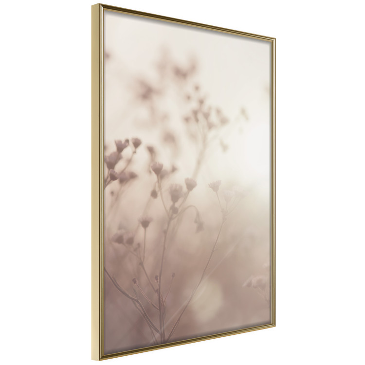 Wall Poster Morning Meadow - a composition of plants with flowers against the backdrop of sunlight 130765 additionalImage 12