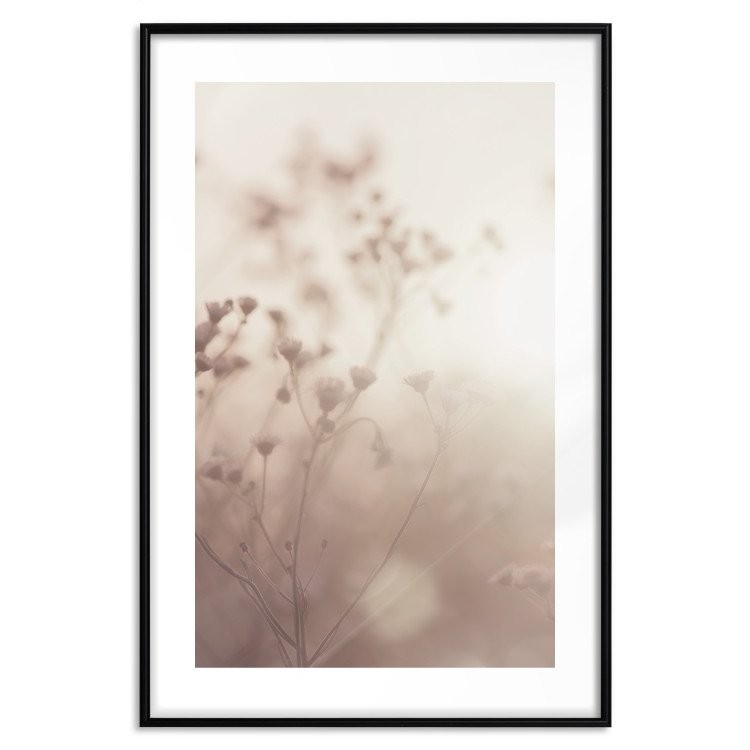 Wall Poster Morning Meadow - a composition of plants with flowers against the backdrop of sunlight 130765 additionalImage 15