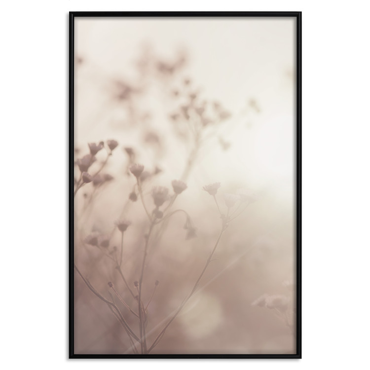 Wall Poster Morning Meadow - a composition of plants with flowers against the backdrop of sunlight 130765 additionalImage 18