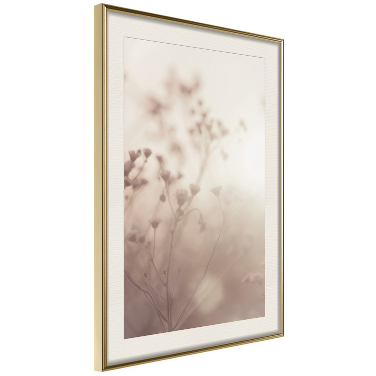 Wall Poster Morning Meadow - a composition of plants with flowers against the backdrop of sunlight 130765 additionalImage 3