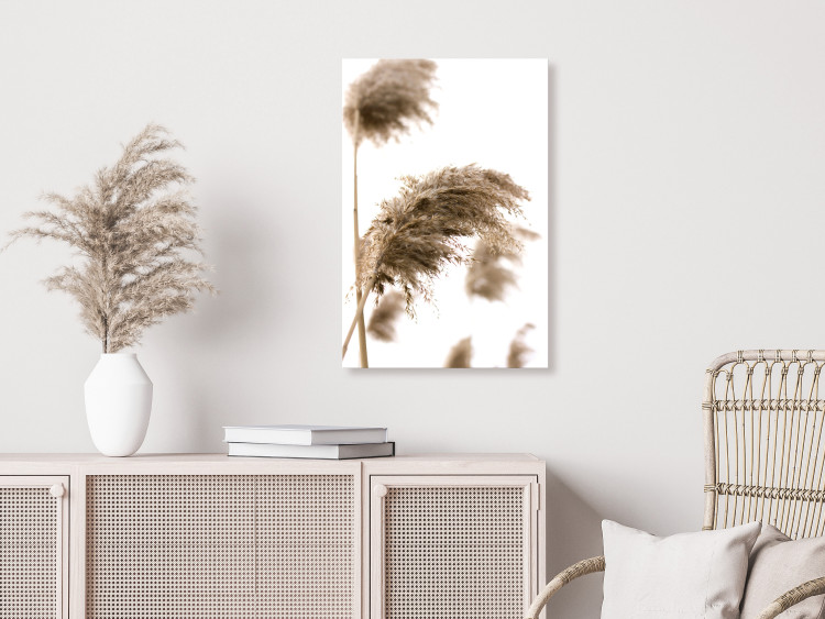 Canvas Print Dry Wind (1-piece) Vertical - plant landscape in boho motif 131565 additionalImage 3