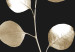 Canvas Golden Twilight (3-piece) - glamour-style plants on black background 131965 additionalThumb 4