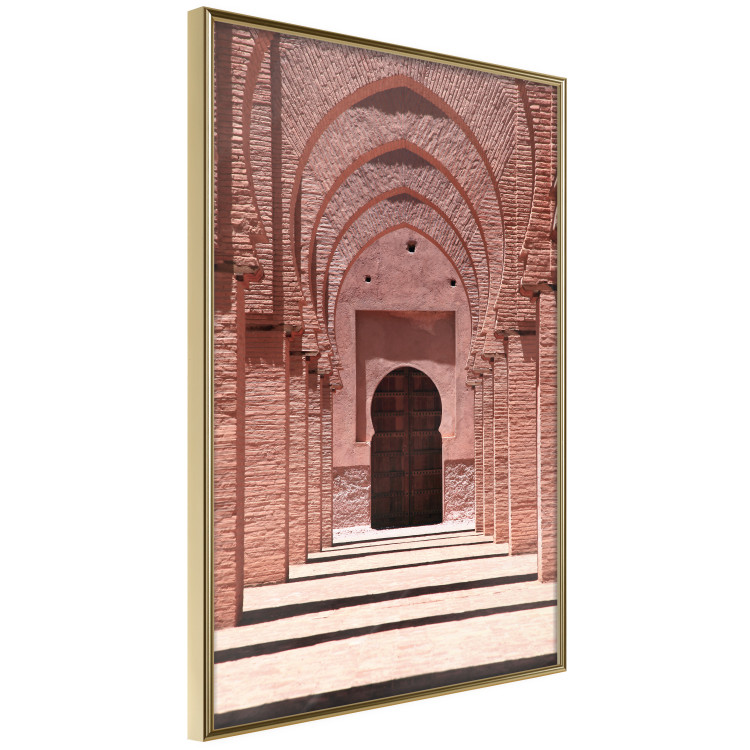 Wall Poster Pink Arcades - composition of brick column architecture in Morocco 134765 additionalImage 14