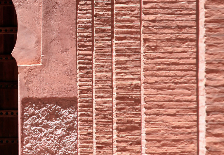 Wall Poster Pink Arcades - composition of brick column architecture in Morocco 134765 additionalImage 11