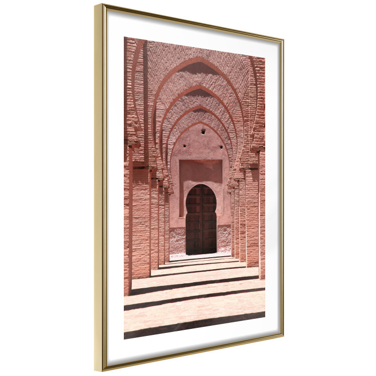 Wall Poster Pink Arcades - composition of brick column architecture in Morocco 134765 additionalImage 9