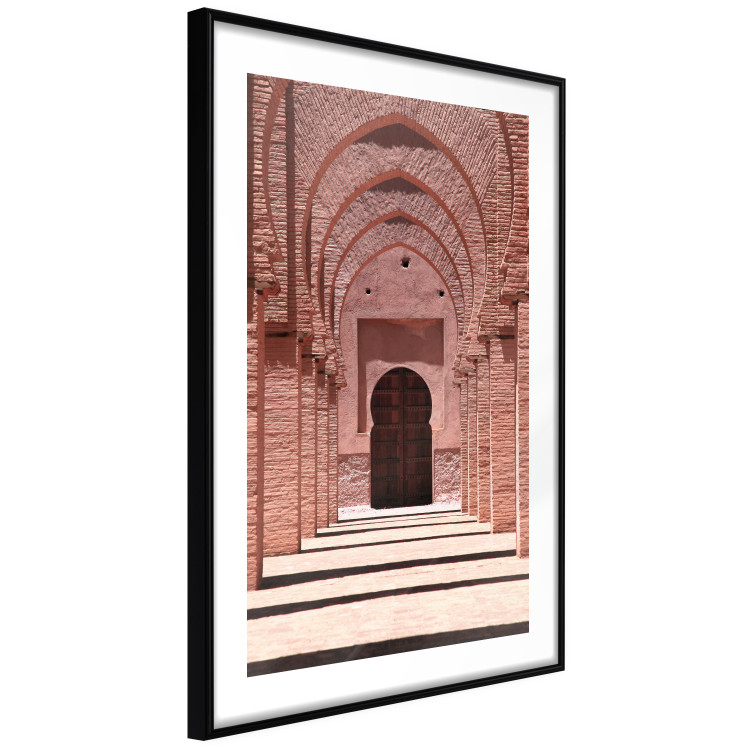 Wall Poster Pink Arcades - composition of brick column architecture in Morocco 134765 additionalImage 8