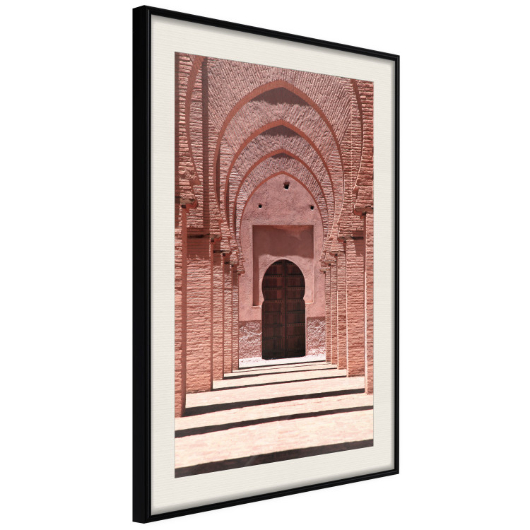 Wall Poster Pink Arcades - composition of brick column architecture in Morocco 134765 additionalImage 2