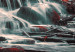 Large canvas print Awesome Waterfall - Red II [Large Format] 136365 additionalThumb 6