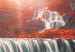 Large canvas print Awesome Waterfall - Red II [Large Format] 136365 additionalThumb 5
