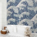 Wall Mural The stormy sea in Kanagwa - uniform sea waves in Japanese style 142465 additionalThumb 8