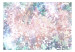 Wall Mural Magic garden - spring branches and leaves in pastel colours 144665 additionalThumb 1