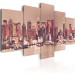 Canvas The City That Never Sleeps (5-piece) - city skyline and river 149065 additionalThumb 2