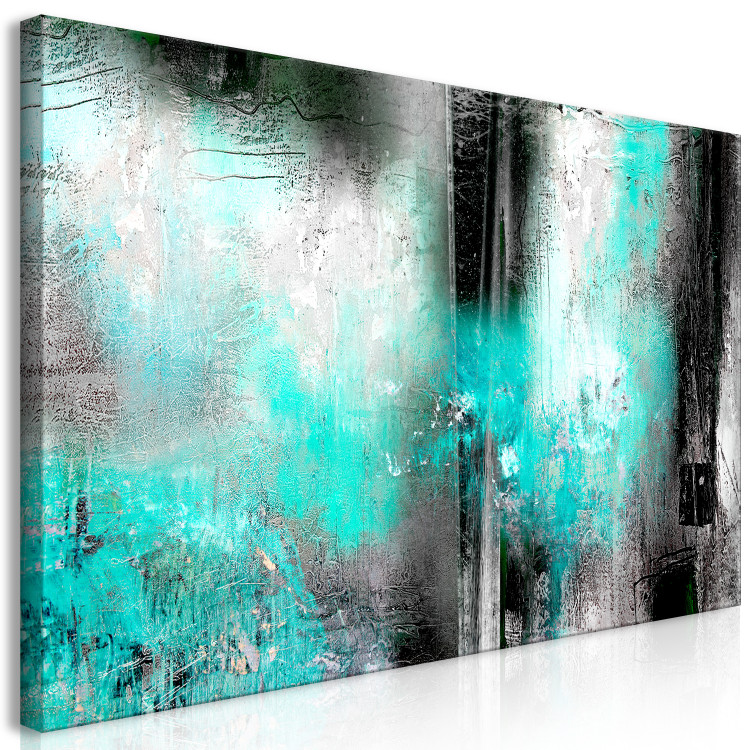 Large canvas print Turquoise Fog II [Large Format] 149665 additionalImage 3