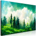 Canvas Print Mountain Landscape - Trees on a Mountain Slope Painted With Watercolor 149865 additionalThumb 2