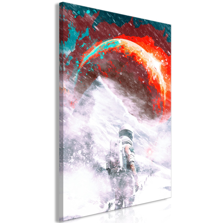 Canvas Art Print Journey Into the Unknown - An Apocalyptic Science Fiction Odyssey 150565 additionalImage 2
