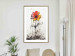 Wall Poster Graffiti Flower - Colorful Composition on the Wall in Banksy Style 151765 additionalThumb 12