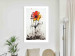 Wall Poster Graffiti Flower - Colorful Composition on the Wall in Banksy Style 151765 additionalThumb 9