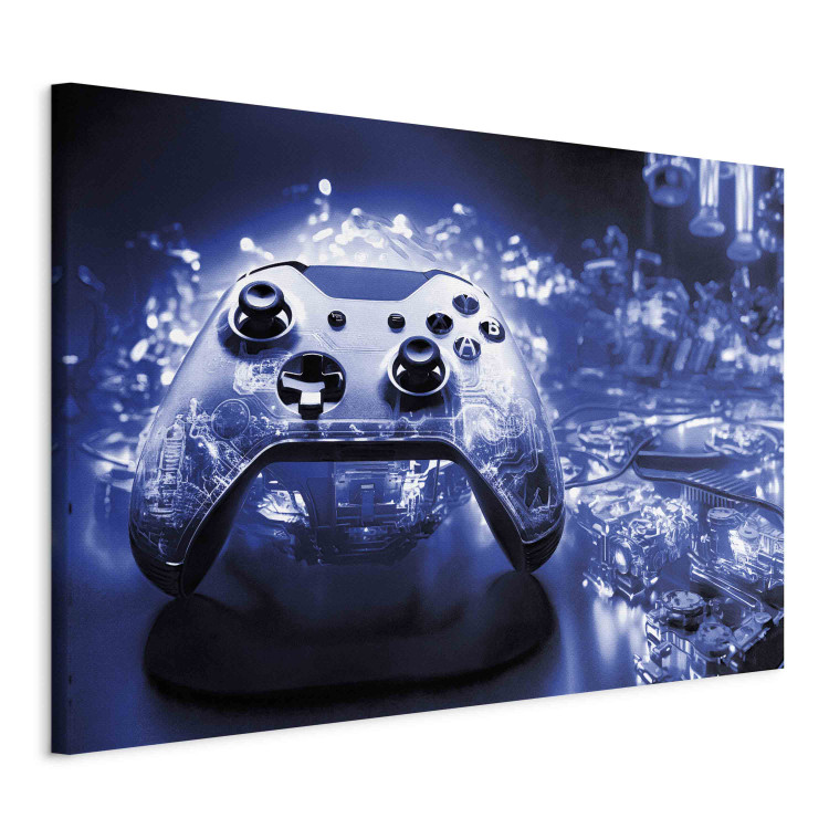 Canvas Gaming Technology - Game Pad on a Dark Blue Background 151965 additionalImage 2