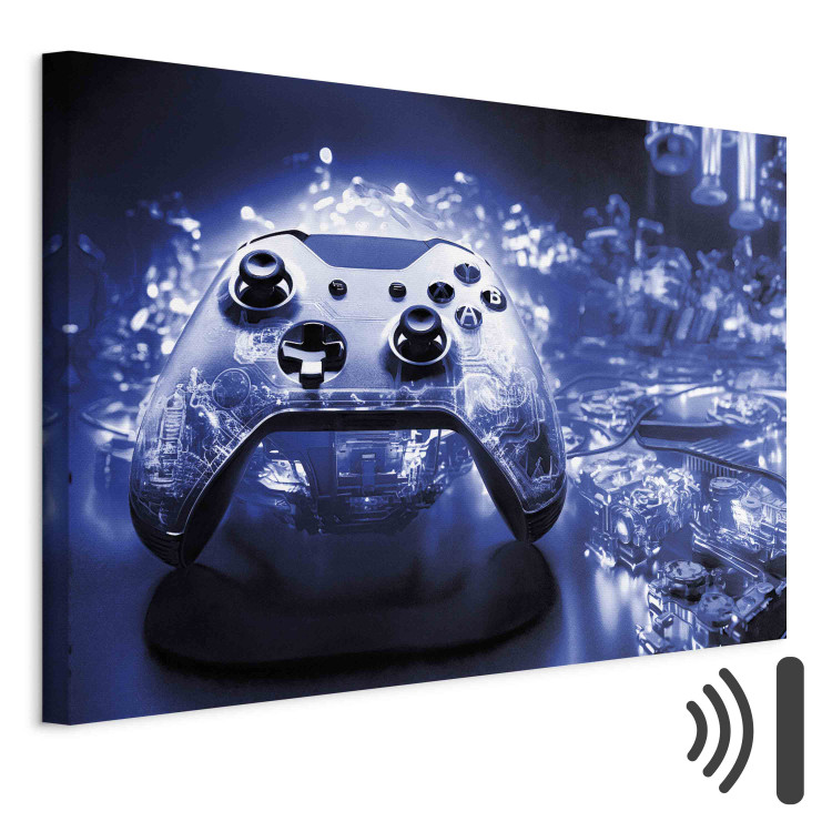 Canvas Gaming Technology - Game Pad on a Dark Blue Background 151965 additionalImage 8