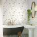 Modern Wallpaper Shimmering Triangles (Beige) 108275 additionalThumb 10