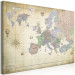 Canvas Print Map of Europe (1 Part) Wide 114075 additionalThumb 2