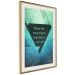 Poster Believe in Dreams - motivational English quote on a background of triangles 114575 additionalThumb 2