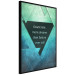 Poster Believe in Dreams - motivational English quote on a background of triangles 114575 additionalThumb 12