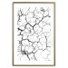 Poster Cracked earth - black and white composition with irregular texture 115075 additionalThumb 16