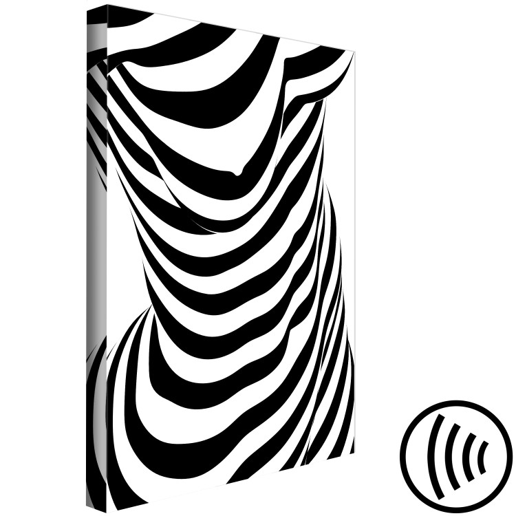 Canvas Print Zebra Woman (1 Part) Vertical 117075 additionalImage 6