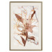 Wall Poster Milan Lily - botanical composition with a flower on a marble background 118275 additionalThumb 19