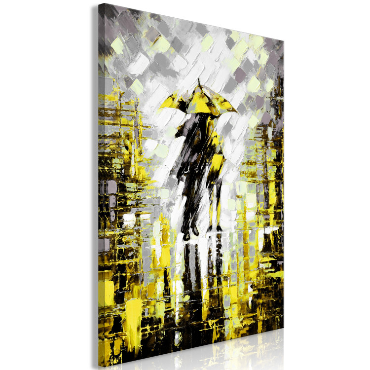 Canvas Print Lovers in Colour (1 Part) Vertical Yellow 123075 additionalImage 2