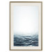Wall Poster Ocean Water - seascape of waves on sea against white glare 123975 additionalThumb 26