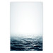 Wall Poster Ocean Water - seascape of waves on sea against white glare 123975