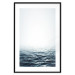 Wall Poster Ocean Water - seascape of waves on sea against white glare 123975 additionalThumb 19