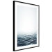 Wall Poster Ocean Water - seascape of waves on sea against white glare 123975 additionalThumb 11