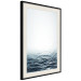 Wall Poster Ocean Water - seascape of waves on sea against white glare 123975 additionalThumb 3